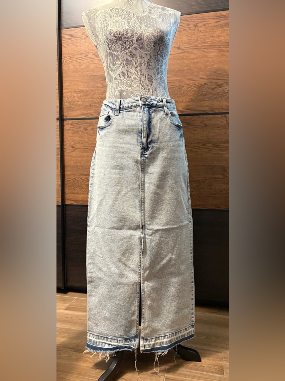 Celebrity Pink Blue Maxi Skirt